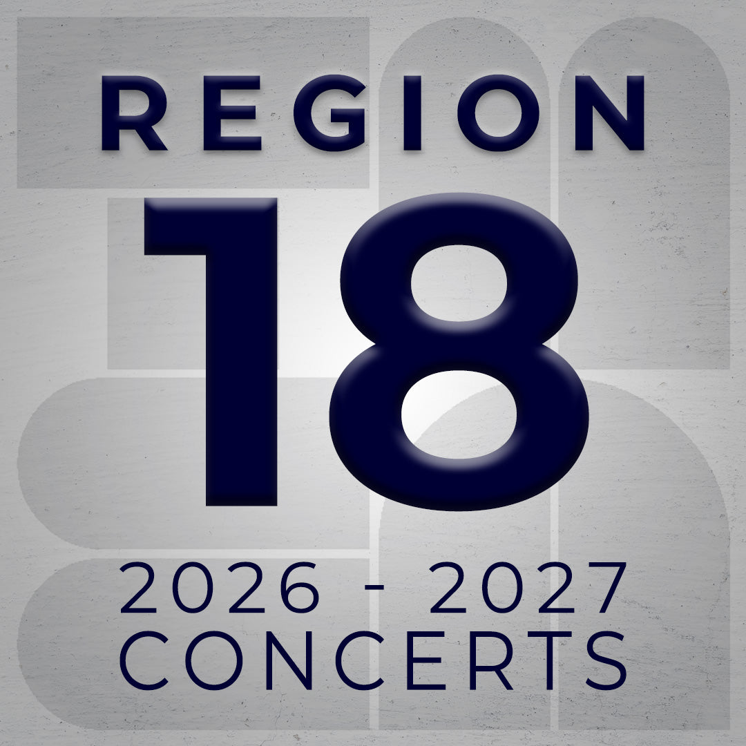 Region 18 Concerts 2026-2027 School Year